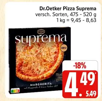 Marktkauf Dr. oetker pizza suprema Angebot