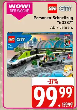 Marktkauf Lego city personen-schnellzug 60337 Angebot
