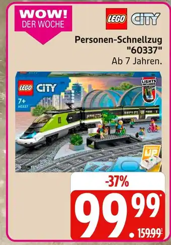 Marktkauf Lego city personen-schnellzug 60337 Angebot