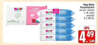 Marktkauf Hipp baby feuchttücher zart pflegend Angebot