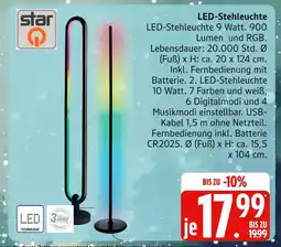 Marktkauf Star q led-stehleuchte Angebot