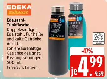 Marktkauf Edeka zuhause edelstahl-trinkflasche Angebot
