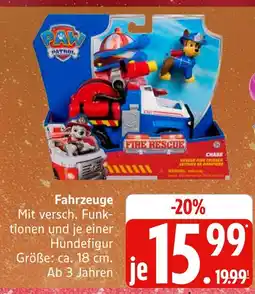 Marktkauf Paw patrol fahrzeuge mit hundefigur Angebot