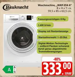 Marktkauf Bauknecht wam 814 a Angebot
