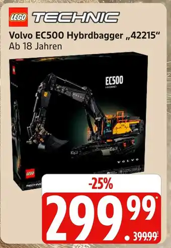 Marktkauf Lego volvo ec500 hybridbagger 42215 Angebot