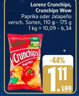 Edeka Lorenz crunchips paprika Angebot