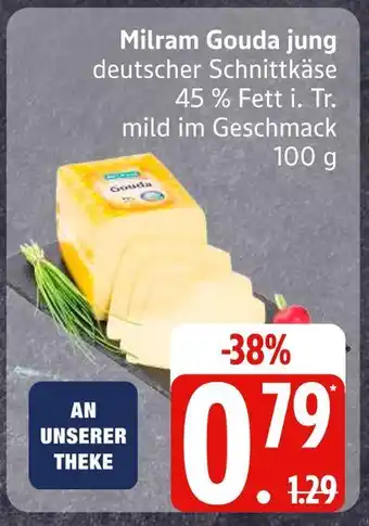 Edeka Milram gouda jung Angebot