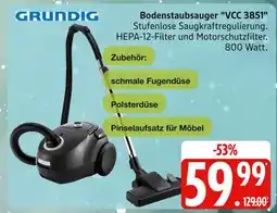 Marktkauf Grundig bodenstaubsauger vcc 3851 Angebot