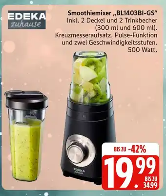 Marktkauf Edeka zuhause smoothiemixer bl1403bi-gs Angebot