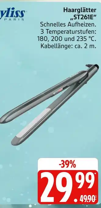 Marktkauf Babyliss haarglätter st261e Angebot