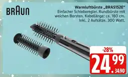 Marktkauf Braun warmluftbürste bras152e Angebot