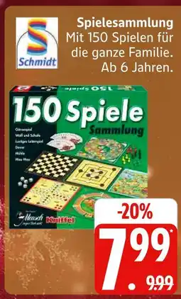 Marktkauf Schmidt spielesammlung 150 spiele Angebot