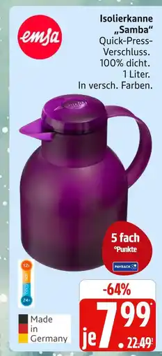 Marktkauf Emsa isolierkanne samba Angebot