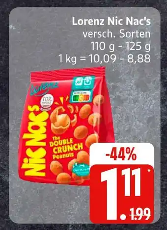 Edeka Lorenz nic nac's Angebot