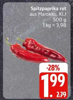 Edeka Spitzpaprika rot Angebot