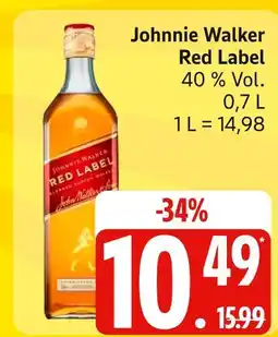Edeka Johnnie walker red label Angebot