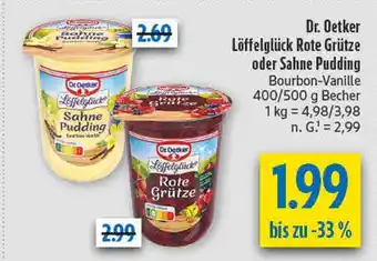 diska Dr. oetker löffelglück sahne pudding Angebot