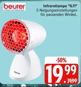 Marktkauf Beurer infrarotlampe il11 Angebot