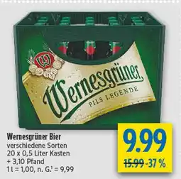 diska Wernesgrüner pils legende Angebot