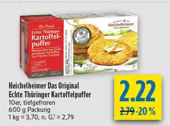 diska Heichelheimer das original echte thüringer kartoffelpuffer Angebot