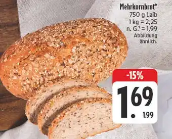 E-Center Mehrkornbrot Angebot