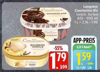 Edeka Langnese cremissimo schokolade Angebot