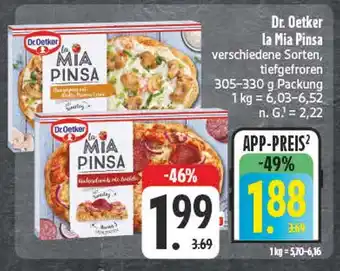 E-Center Dr. oetker la mia pinsa Angebot