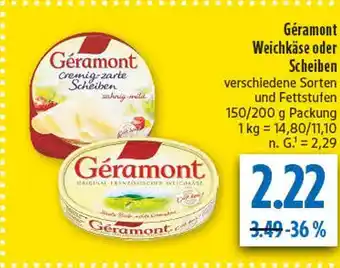 diska Géramont weichkäse Angebot