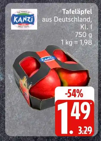 Edeka Kanzi tafeläpfel Angebot