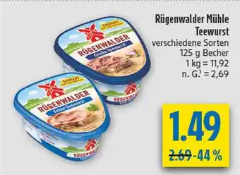 diska Rügenwalder mühle feine teewurst Angebot
