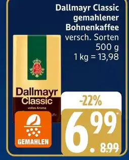 Edeka Dallmayr classic gemahlener bohnenkaffee Angebot