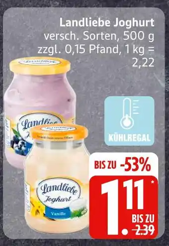 Edeka Landliebe joghurt Angebot