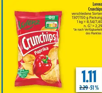 diska Lorenz crunchips paprika Angebot