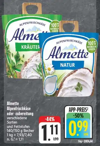 E-Center Almette kräuter Angebot