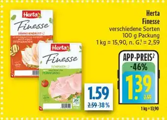 diska Herta finesse hähnchenbrust Angebot