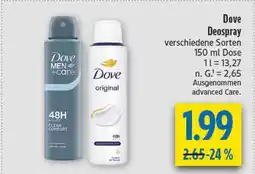 diska Dove men+care clean comfort Angebot