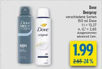 diska Dove men+care clean comfort Angebot