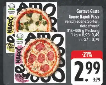E-Center Gustavo gusto amore napoli pizza mozzarella Angebot