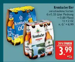 Marktkauf Krombacher bier Angebot