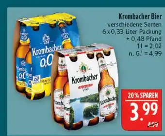 Marktkauf Krombacher bier Angebot