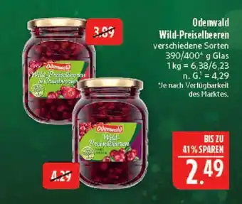 Marktkauf Odenwald wild-preiselbeeren & cranberries Angebot