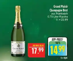 Marktkauf Grand plaisir champagne brut Angebot