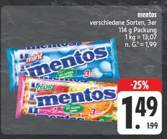E-Center Mentos Angebot