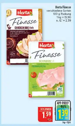 Marktkauf Herta finesse chicken bbq style Angebot