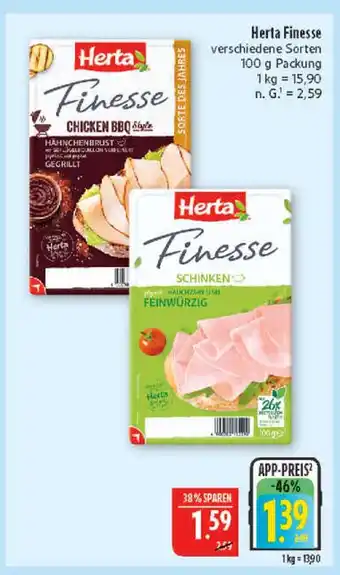 Marktkauf Herta finesse chicken bbq style Angebot