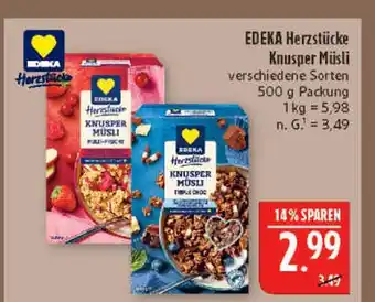 Marktkauf Edeka herzstücke knusper müsli frucht Angebot