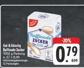 Edeka Gut & günstig raffinade zucker Angebot