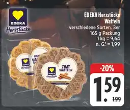 Edeka Edeka herzstücke zimt waffeln Angebot