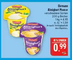 Marktkauf Ehrmann almighurt mousse Angebot
