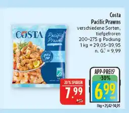 Marktkauf Costa pacific prawns Angebot
